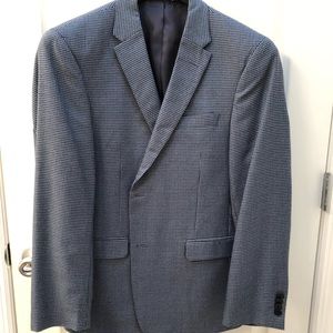 Tommy Hilfiger Blue Houndstooth Sports Coat 40R